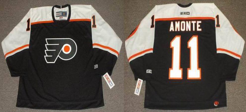 2019 Men Philadelphia Flyers #11 Amonte Black CCM NHL jerseys